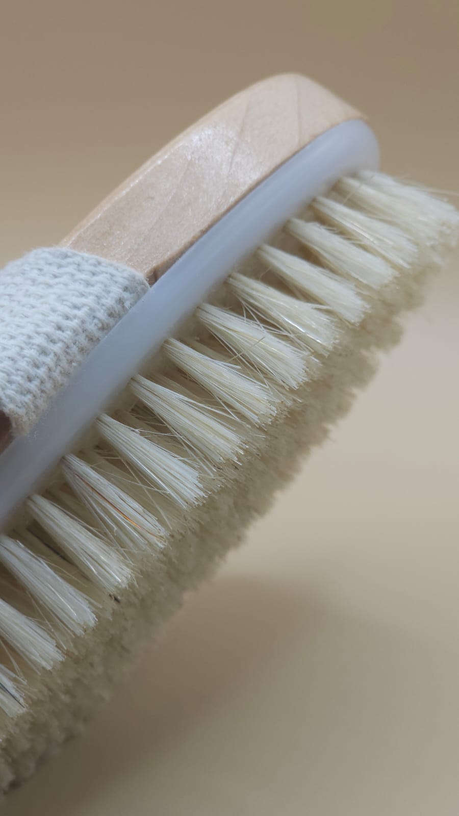 Spazzola corpo a secco in setole naturali