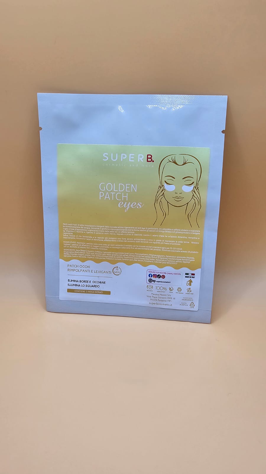 GOLDEN PATCH eyes con oro colloidale-