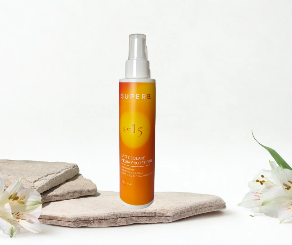 LATTE SOLARE SPF15 media protezione