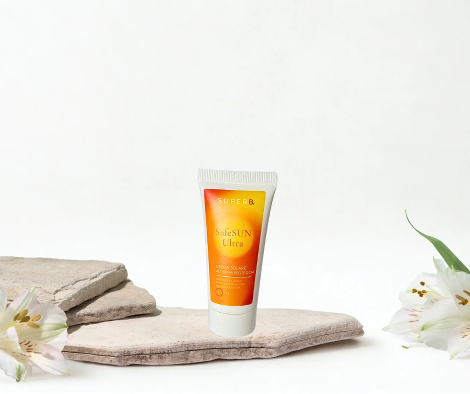 SAFE SUN ULTRA ideale per zone delicate, tatoo e cicatrici