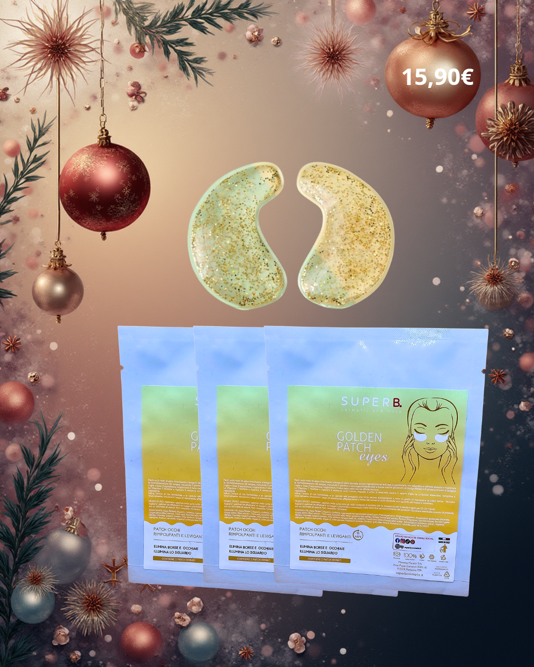 3 conf. Golden patch + patch refrigeranti